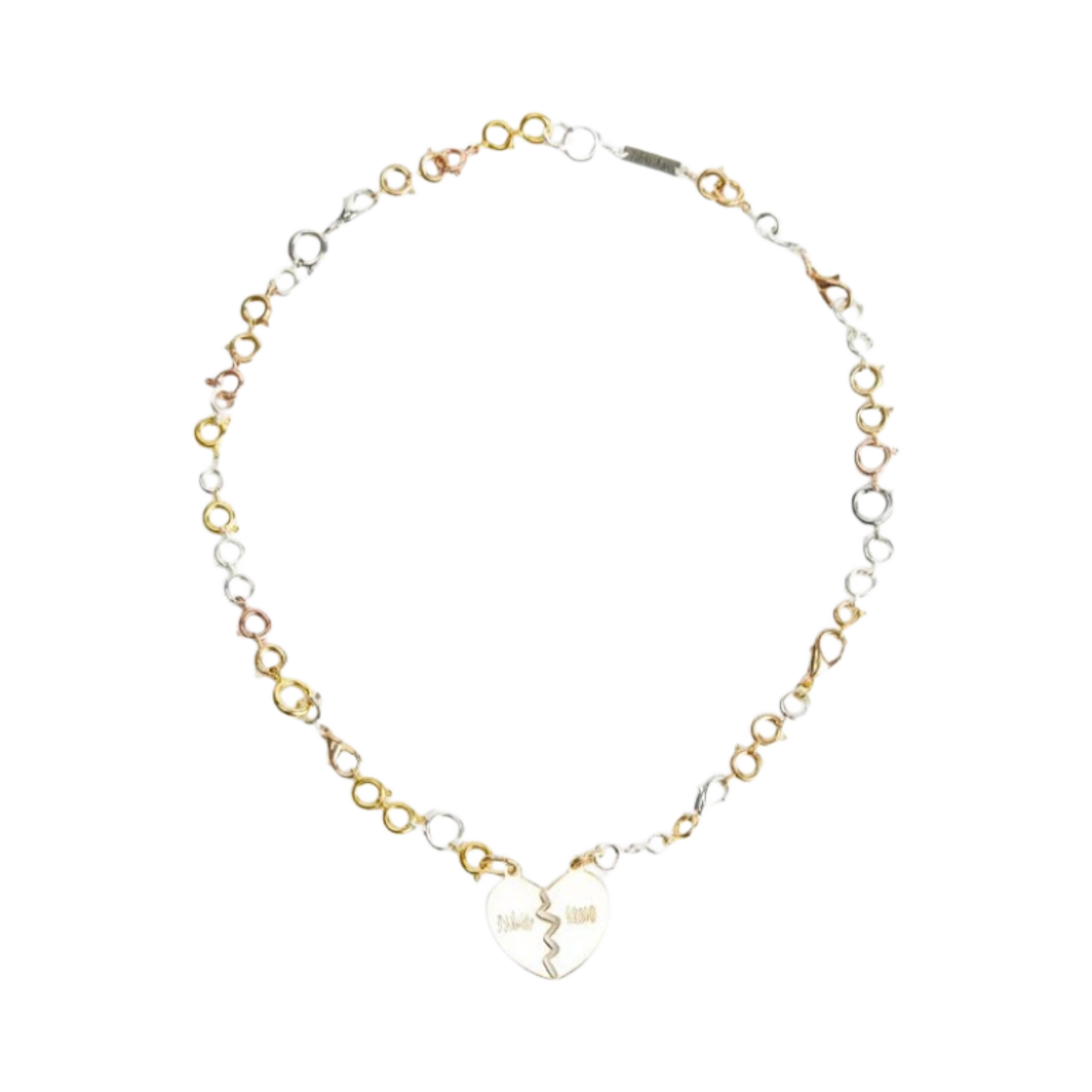 R38311852-21 Magliano Broken Heart Necklace 925 Silver