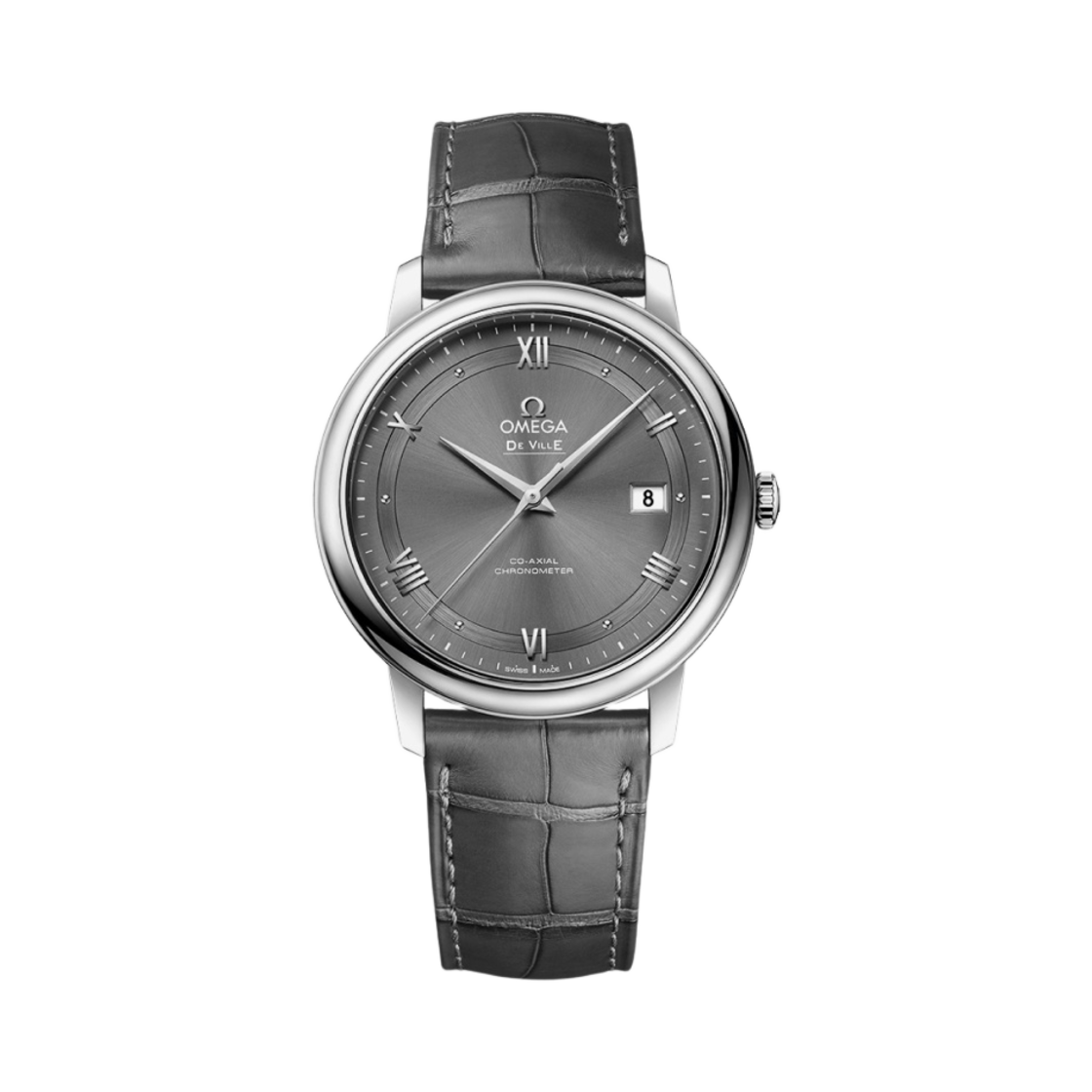42413402006001 Omega De Ville Prestige Co Axial Chronometer Steel Grey