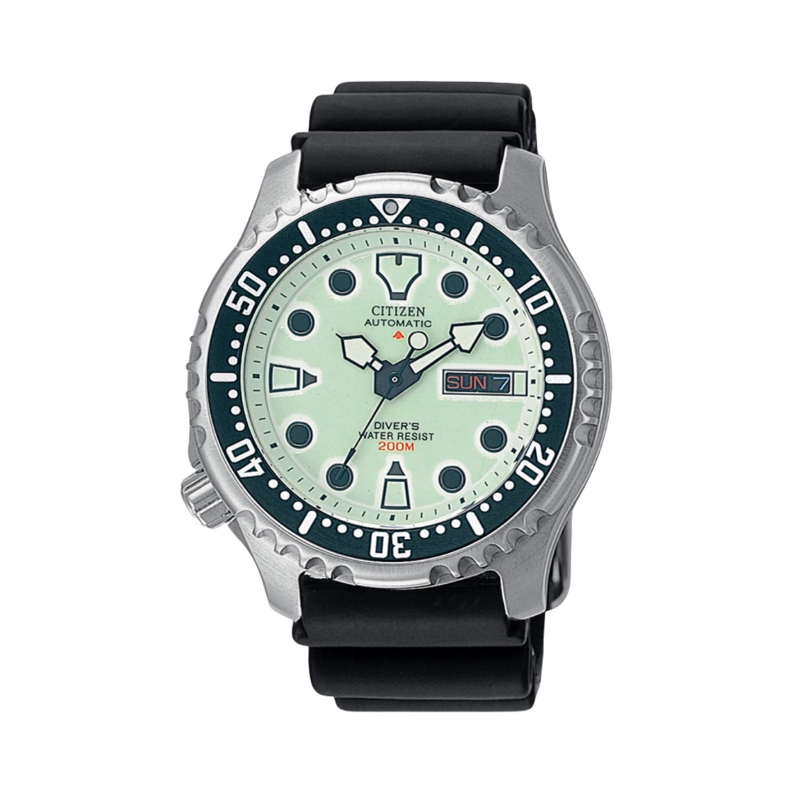 시티즌 프로마스터 다이버 오토매틱 200M 42mm 스테인리스 스틸 옐로우 블랙(Citizen Promaster Diver Automatic 200M 42mm Stainless Steel Yellow Black)