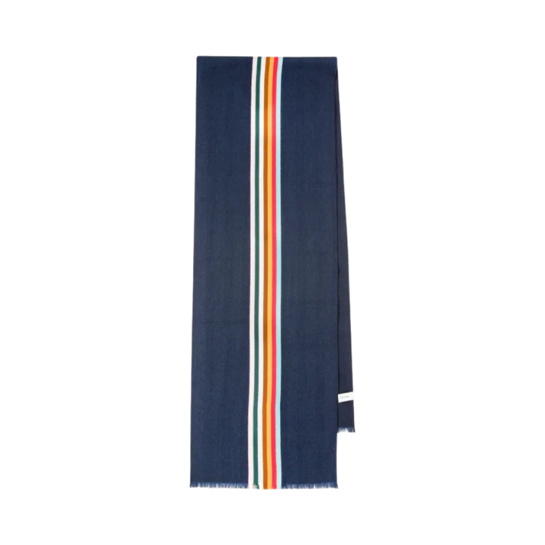 M1A-150C-J324-47 Paul Smith Central Stripe Scarf Dark Blue Multi Color