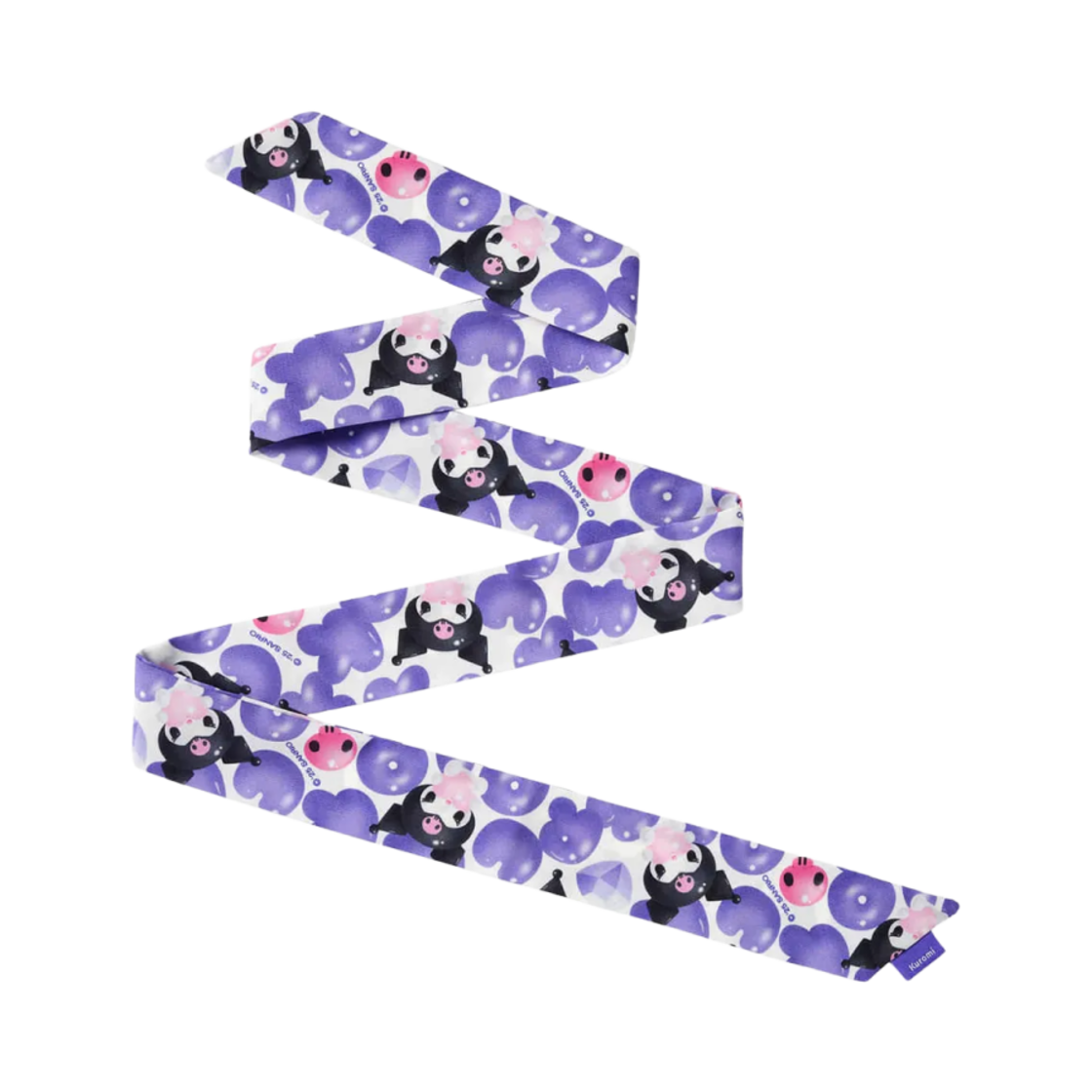 토앤토 x 산리오 쿠로미 스카프 퍼플(Taw&Toe x Sanrio Kuromi Scarf Purple)