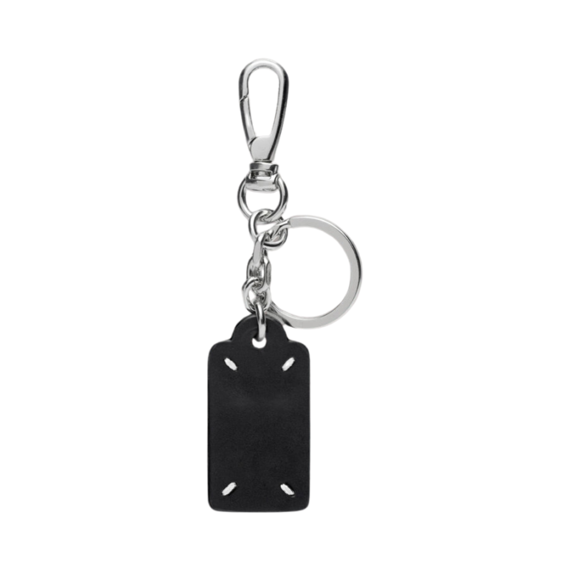 메종 마르지엘라 포 스티치 키링 블랙 화이트(Maison Margiela Four Stitches Keyring Black White) - 2