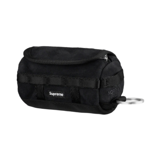 Supreme x The North Face Suede Base Camp Duffle Keychain Black - 23FW