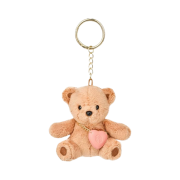 Starbucks Be Mine Bear Fabric Keychain