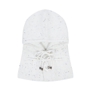 Allincomplete Double String Dot Balaclava White
