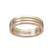 Cartier Vendome Louis Cartier Wedding Band White Gold Yellow Gold Rose Gold