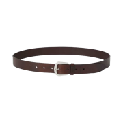 Brunello Cucinelli Pull-Up Calfskin Belt Brown
