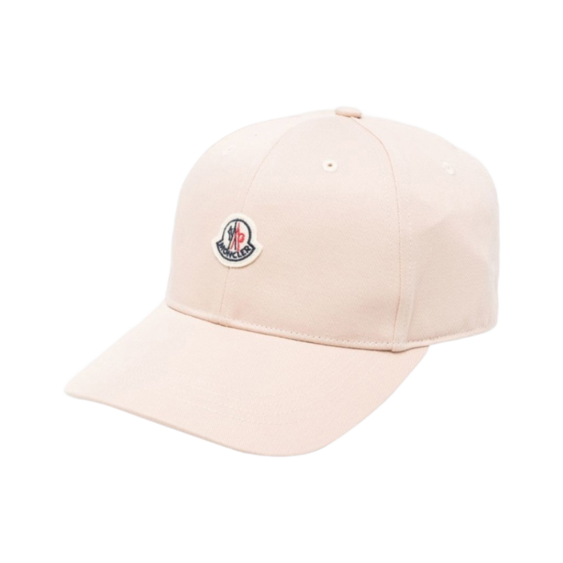 (키즈) 몽클레르 로고 베이스볼 캡 페일 피치 핑크 - 23SS((Kids) Moncler Logo Baseball Cap Pale Peach Pink - 23SS) - 1