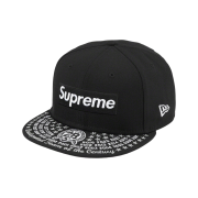 Supreme Undisputed Box Logo New Era Black - 21FW