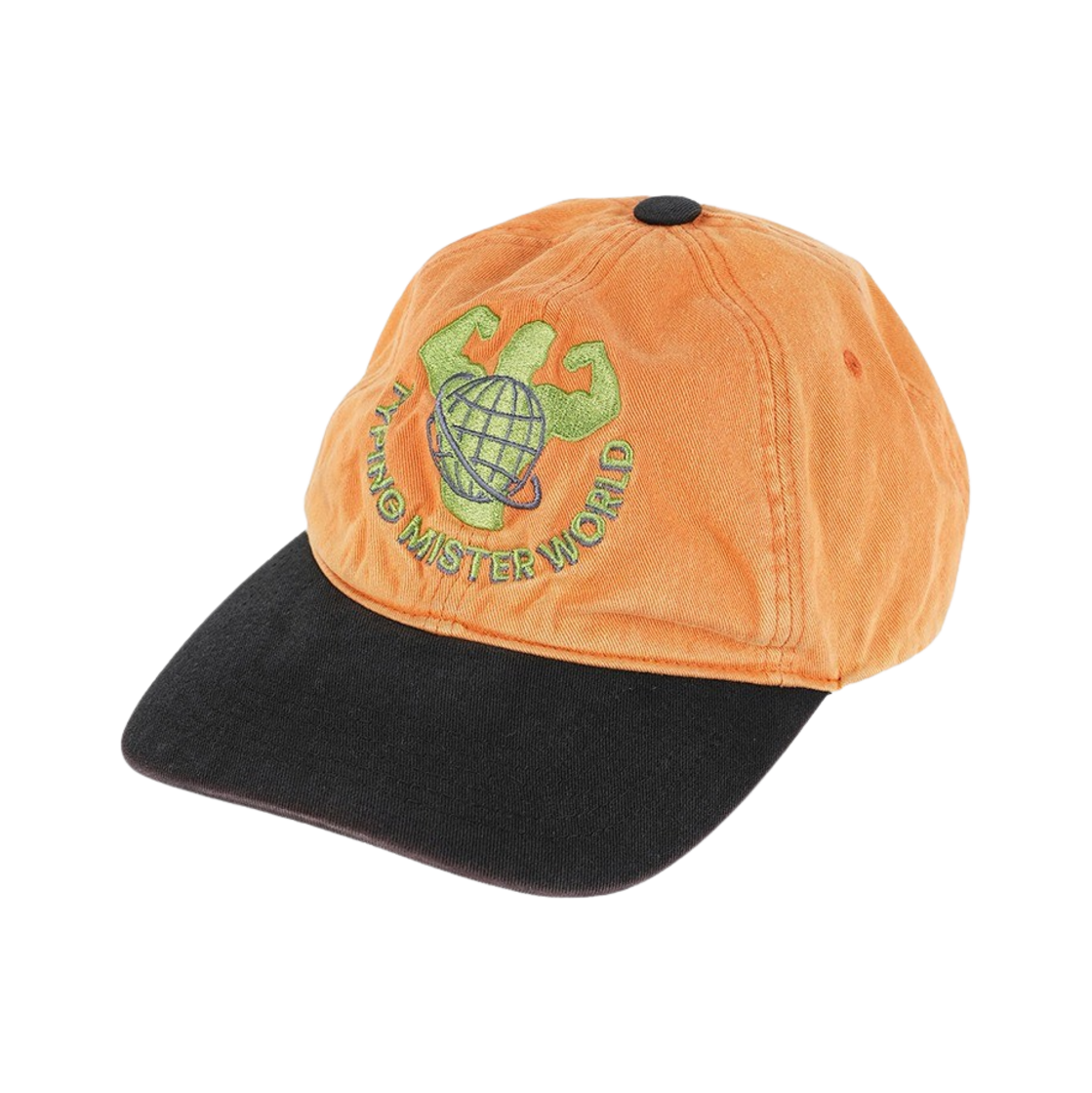 2302TMHA001U Typing Mistake Dusty Pumkin Black 80-90’s Vntg Cap (1990’s Muscular Graphic Parody)