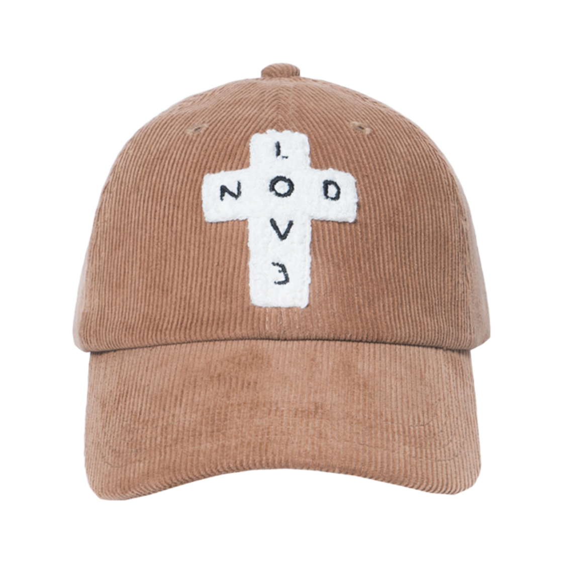 노드 코듀로이 러브노드 크로스 볼 캡 베이지(NOD Corduroy LoveNOD Cross Ball cap Beige)
