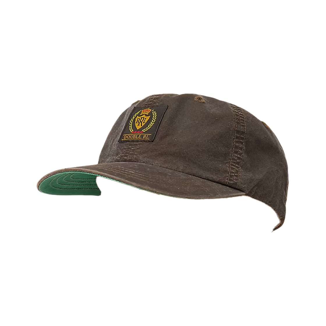 더블알엘 오일클로스 볼 캡 다크 브라운(Double RL Oilcloth Ball Cap Dark Brown)