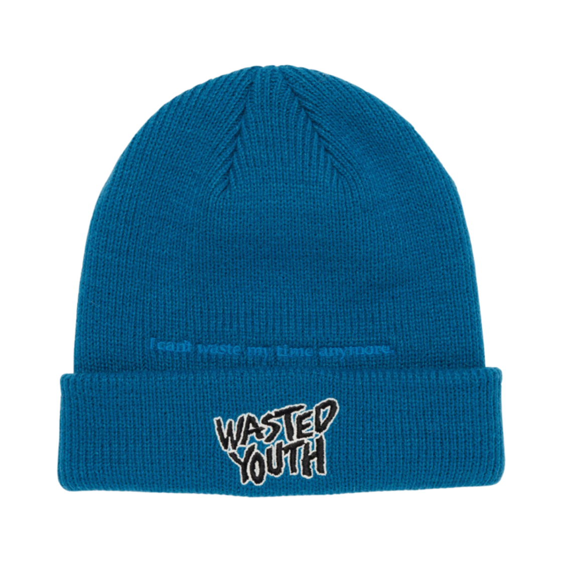 베르디 웨이스티드 유스 비니 블루(Verdy Wasted Youth Beanie Blue)