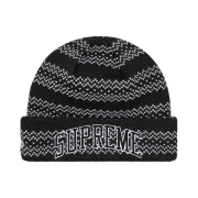 Supreme New Era Split Beanie Black - 22FW