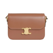 Celine Classique Triomphe Bag in Shiny Calfskin Bronze