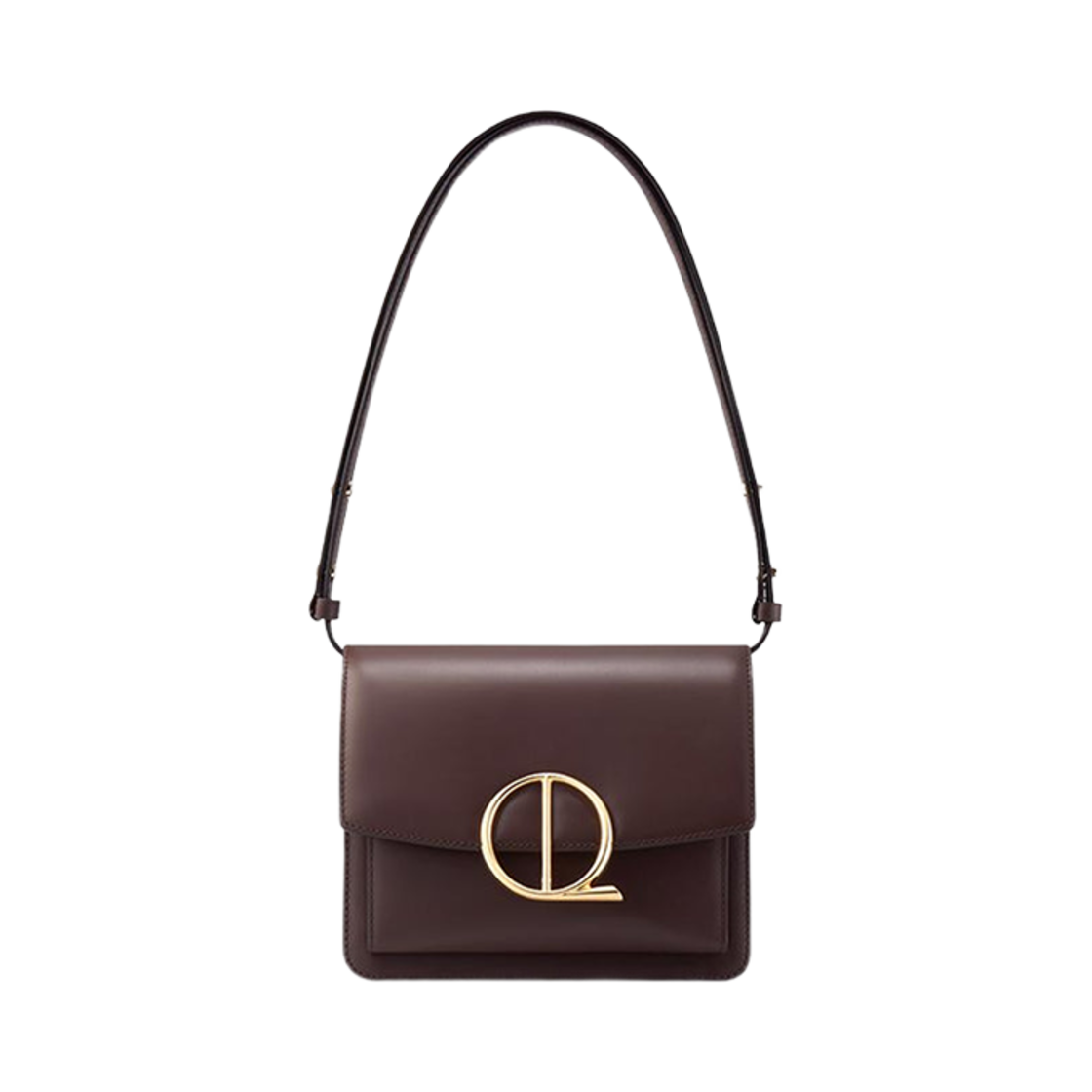 LLHQ3SO02FA0CB0171 Louis Quatorze New Monte Accordion Shoulder Bag Choco Brown