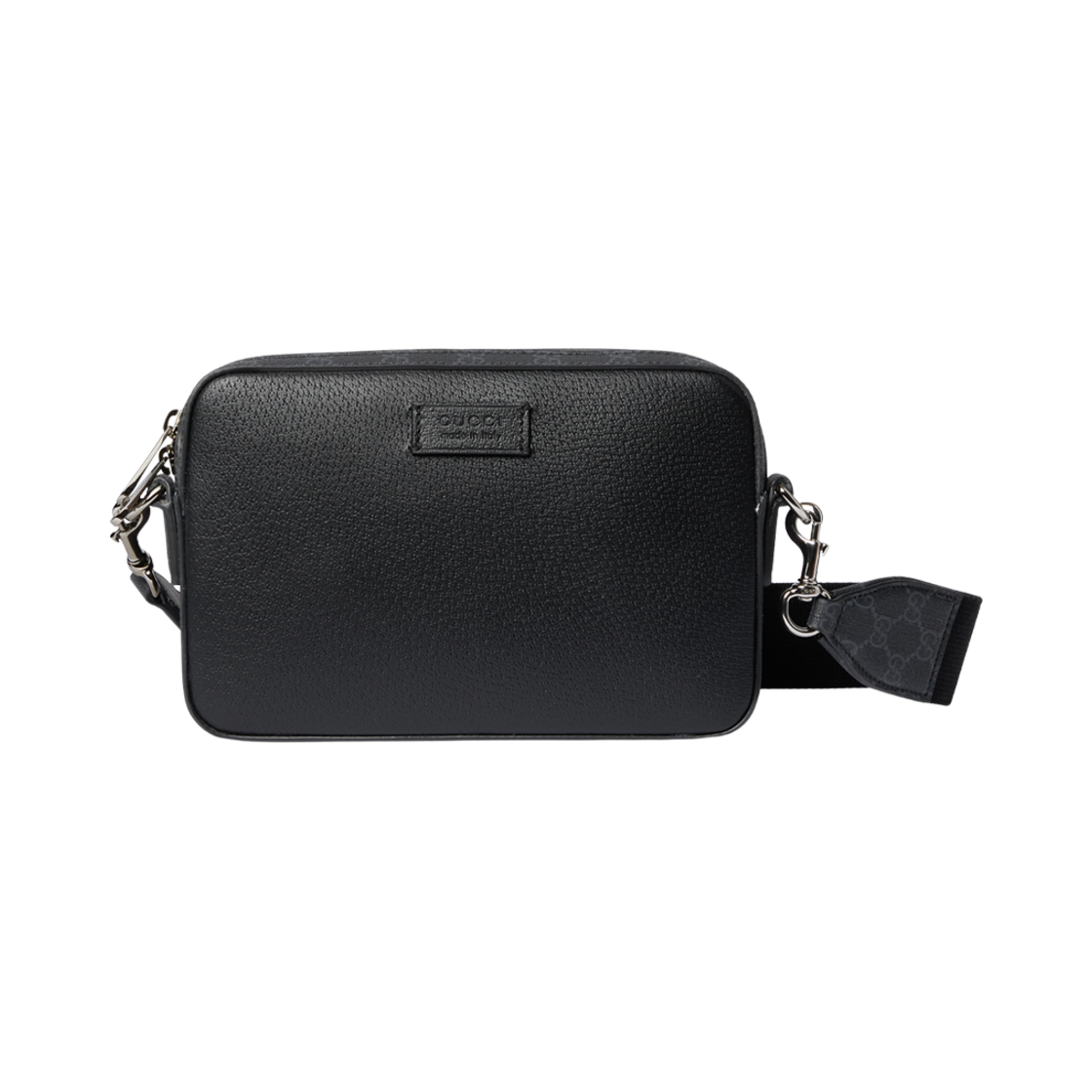 795465-FADJK-1000 Gucci Small GG Crossbody Bag with Tag Black