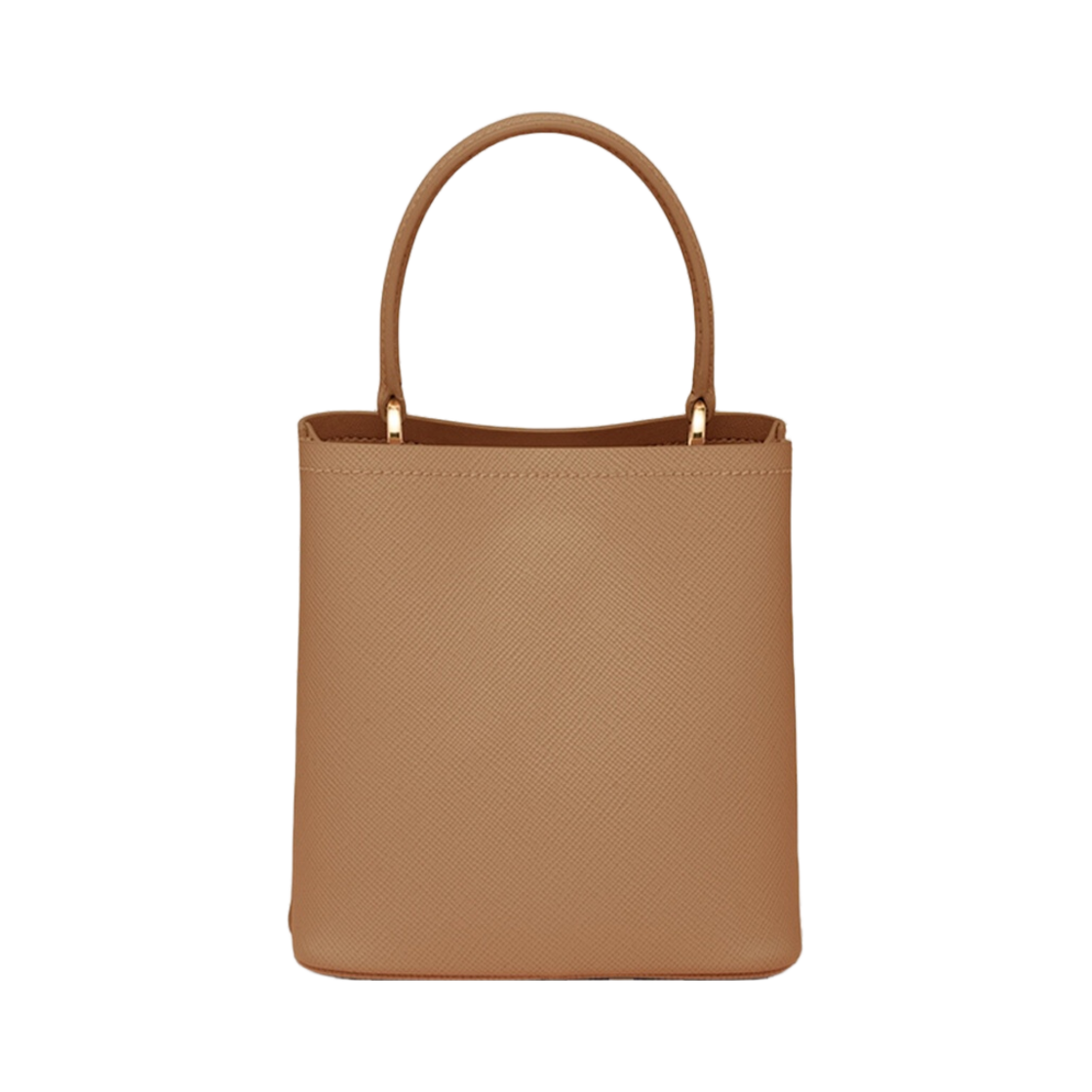 프라다 스몰 사피아노 레더 프라다 파니에 백 카라멜(Prada Small Saffiano Leather Prada Panier Bag Caramel) - 2