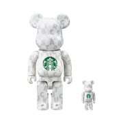 Bearbrick x Starbucks 100% & 400% Set - Taiwan Exclusive