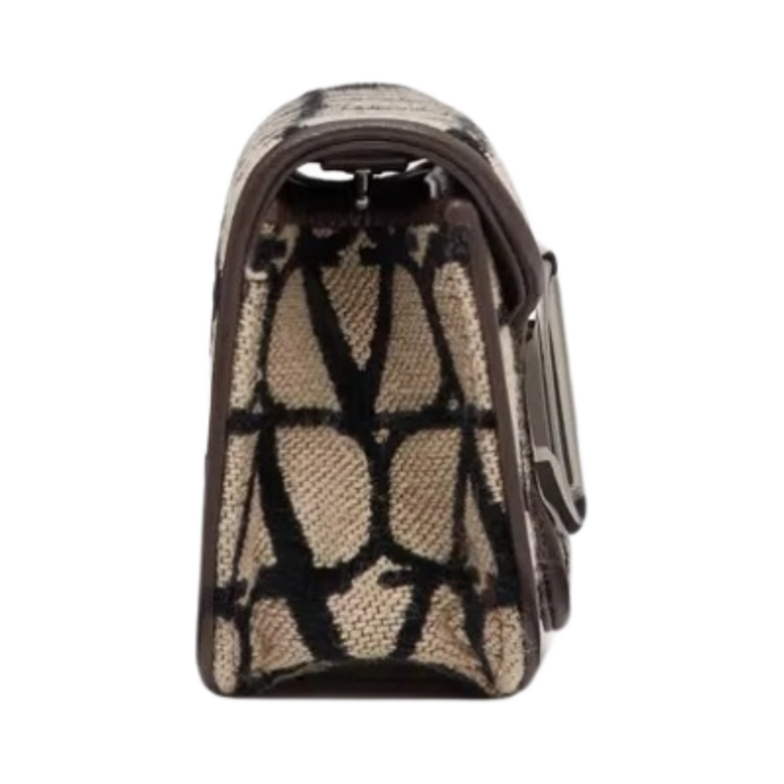 발렌티노 미니 로코 트왈 아이코노그래피 숄더백 베이지 블랙(Valentino Mini Loco Toile Iconographe Shoulder Bag Beige Black) - 3