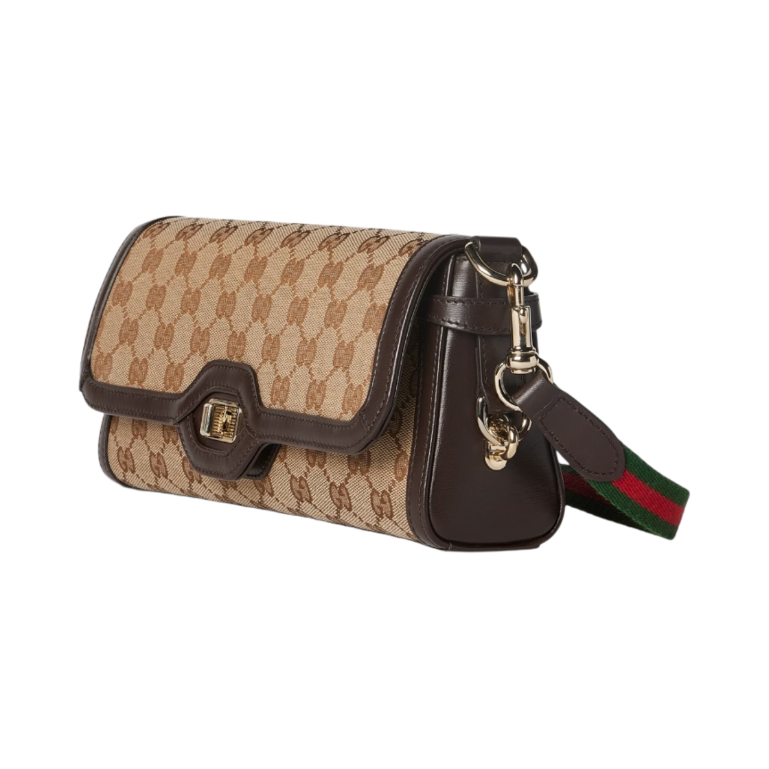 구찌 GG 캔버스 루체 스몰 숄더백 베이지 에보니(Gucci GG Canvas Luce Small Shoulder Bag Beige Ebony) - 2