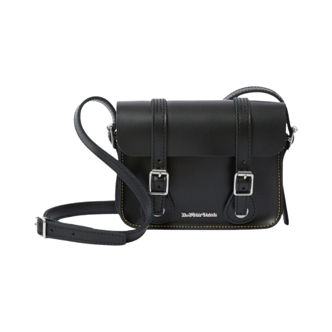 AB098001 Dr. Martens 7 Inch Leather Satchel Black