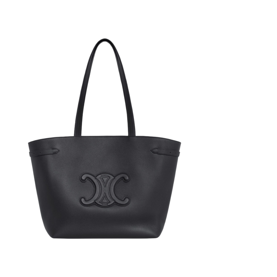 셀린느 미디움 카바스 아나이스 퀴르 트리옹프 그레인드 카프스킨 블랙(Celine Medium Cabas Anais Cuir Triomphe in Grained Calfskin Black)
