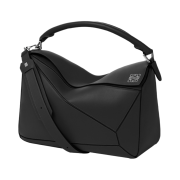 Loewe Puzzle Bag In Classic Calfskin Black