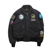 Deus Ex Machina Flight Overdye Jacket Black