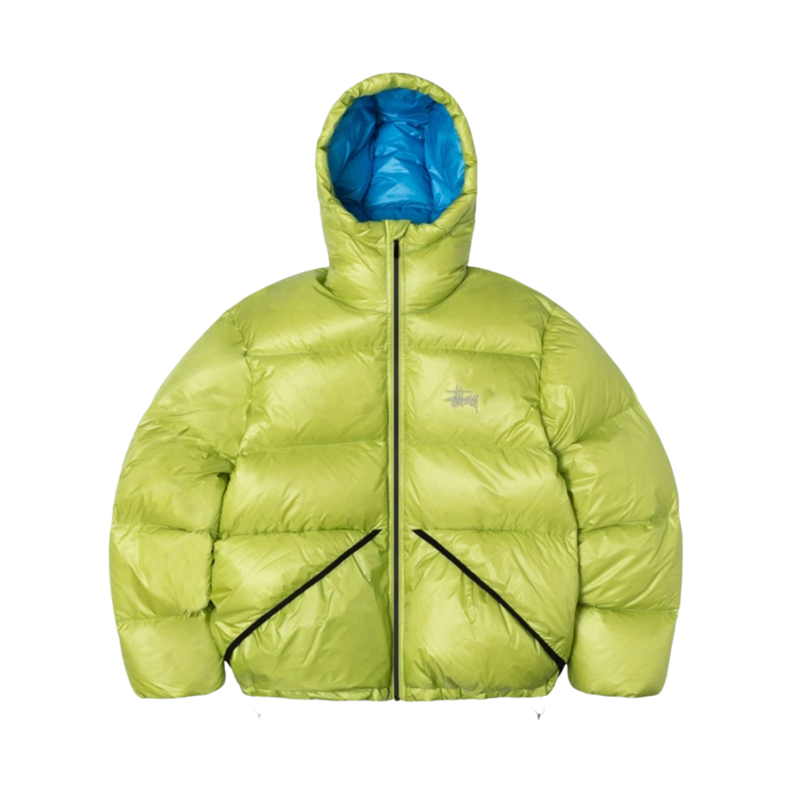 115685 Stussy Down Parka Micro Ripstop Lime