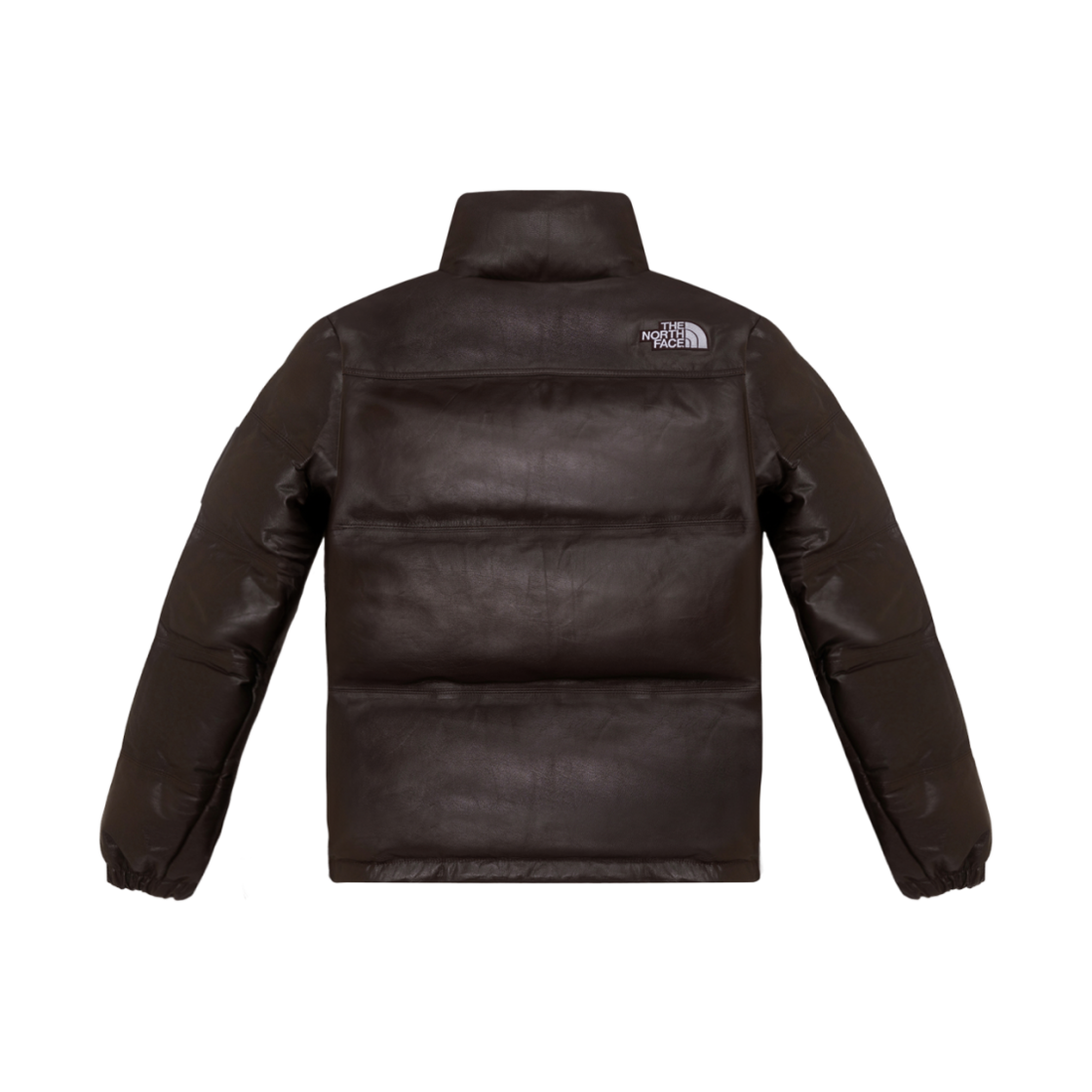 노스페이스 화이트 라벨 레더 눕시 RDS 다운 자켓 브라운 - 24FW(The North Face White Label Leather Nuptse RDS Down Jacket Brown - 24FW) - 2