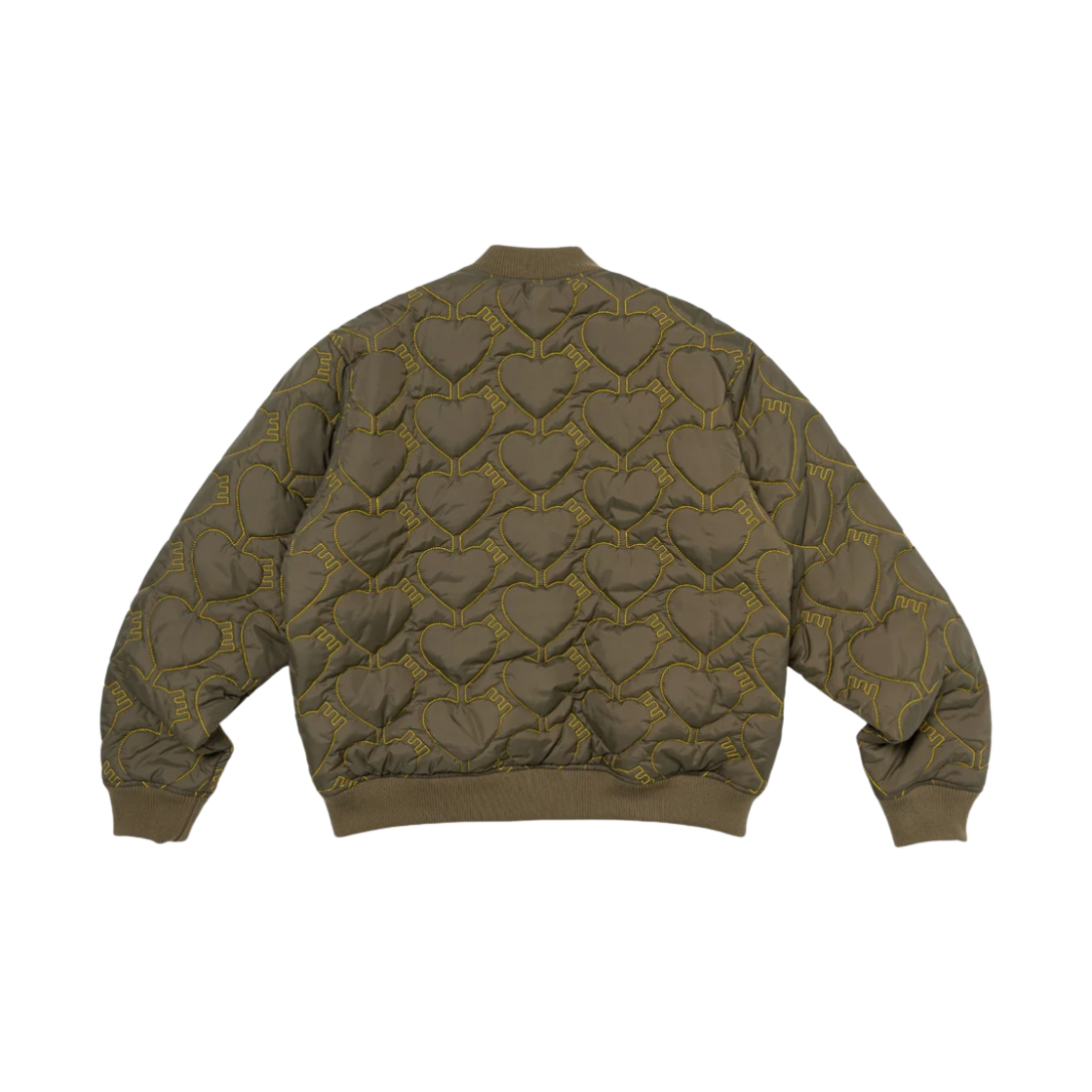 휴먼 메이드 하트 퀼팅 자켓 올리브 드랩(Human Made Heart Quilting Jacket Olive Drab) - 2