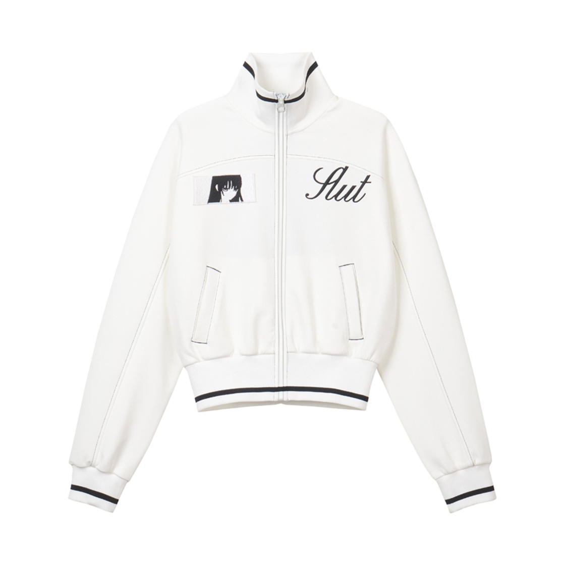 [KREAM 단독] 본네 패치 트랙 재킷 화이트([KREAM 단독] Bonnae Patch track jacket White)