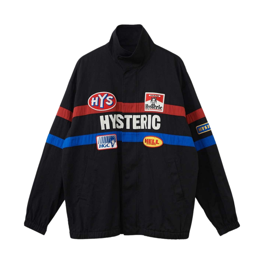 히스테릭 글래머 히스테릭 레이싱 자켓 블랙(Hysteric Glamour Hysteric Racing Jacket Black) - 1
