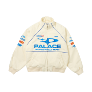 Palace Pally Rally Jacket Off White - 24FW
