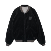 Polyteru x HANK Velvet Souvenir Jacket Black - 23FW