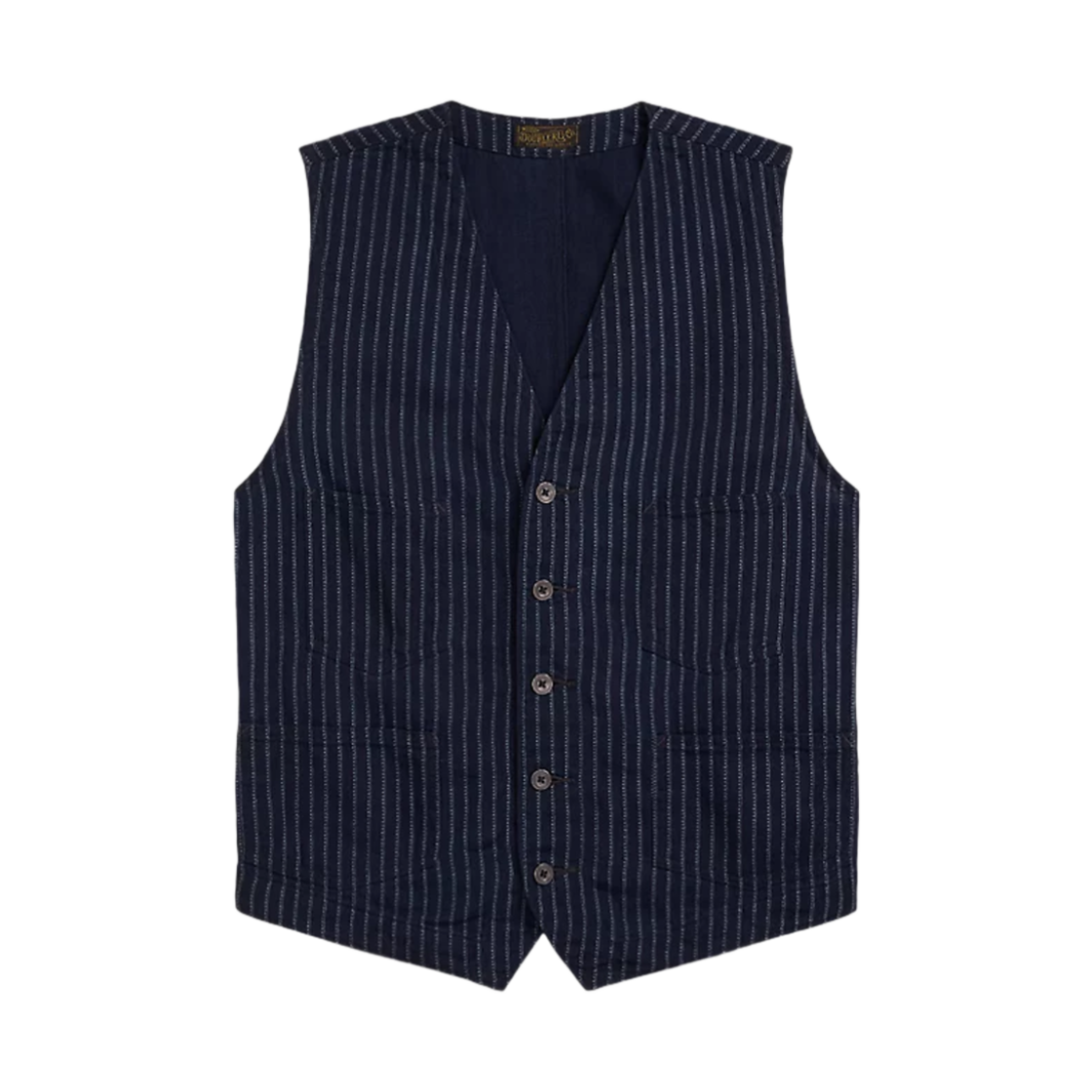 더블알엘 인디고 트윌 베스트 인디고 화이트(Double RL Indigo Twill Vest Indigo White)