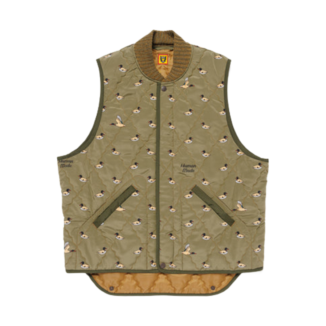HM28JK032 Human Made Padded Vest Green
