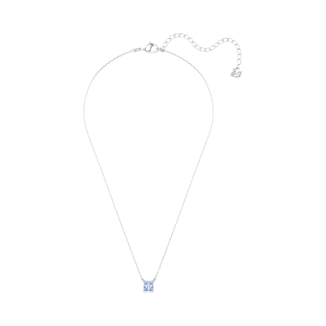 5723568 (W) Swarovski Matrix Pendant Square Cut Blue Rhodium Plated