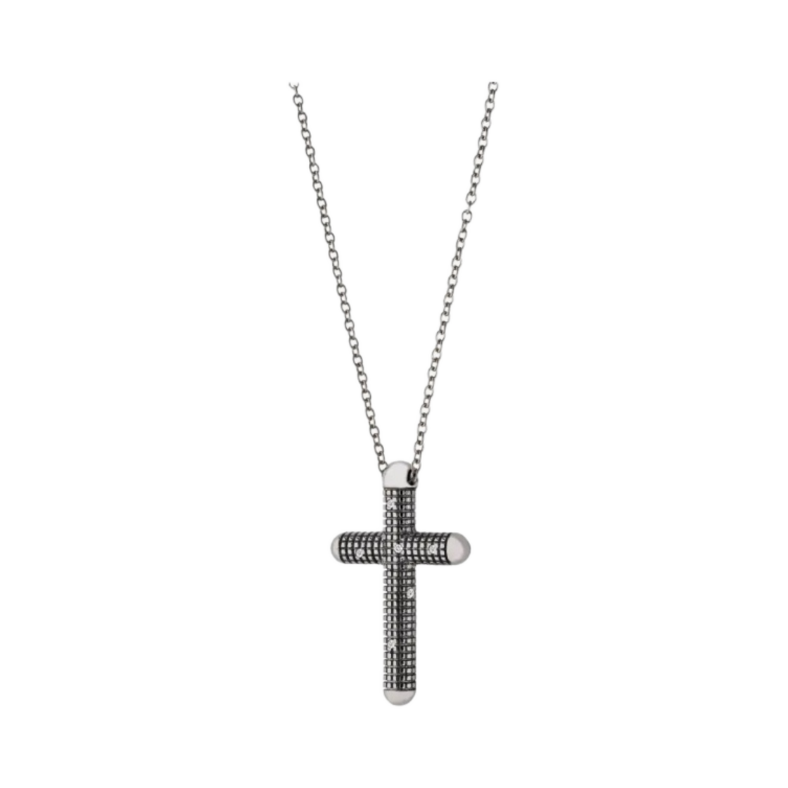 다미아니 메트로폴리탄 버니쉬드 다이아몬드 네클리스 화이트 골드(Damiani Metropolitan Burnished Diamonds Necklace White Gold)