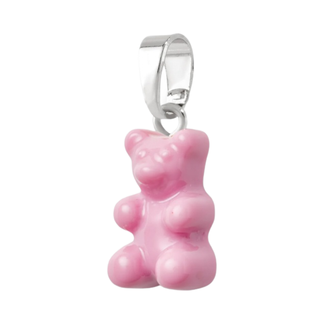 크리스탈 헤이즈 노스텔지아 베어 클래식 커넥터 실버 캔디 핑크(Crystal Haze Nostalgia Bear with Classic Connector Silver Candy Pink)