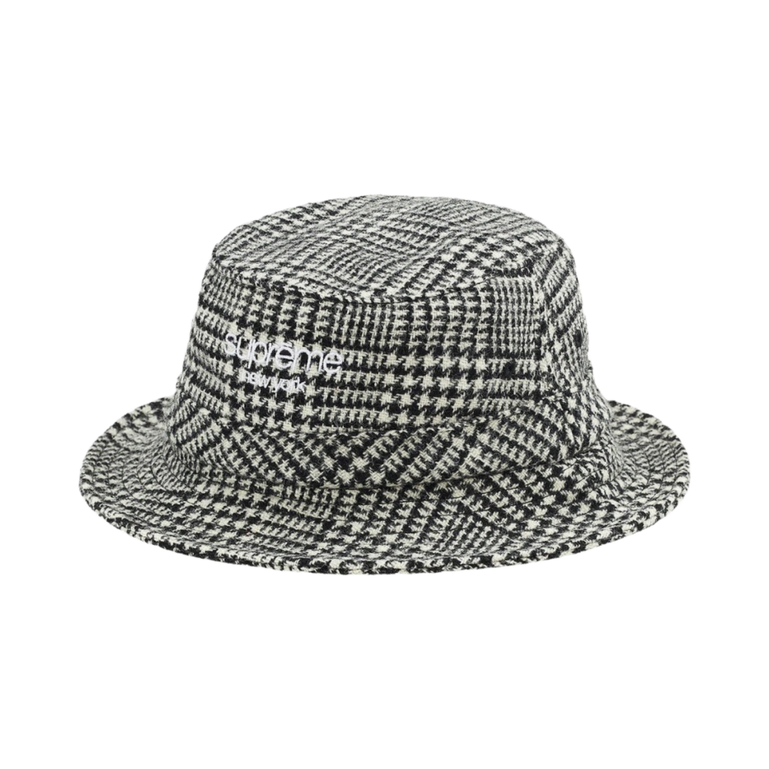 - Supreme Harris Tweed Classic Logo Crusher Black Multi - 21FW