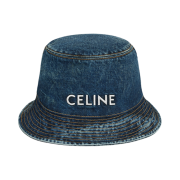 Celine Bucket Hat in Union Wash Denim Trail Wash