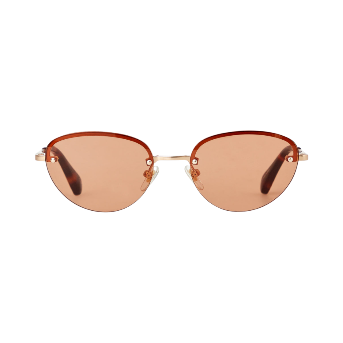 코스 x 린다 페로우 데이즈 캣아이 선글라스 엠버 골드(COS x Linda Farrow Daze Cat Eye Sunglasses Ember Gold)