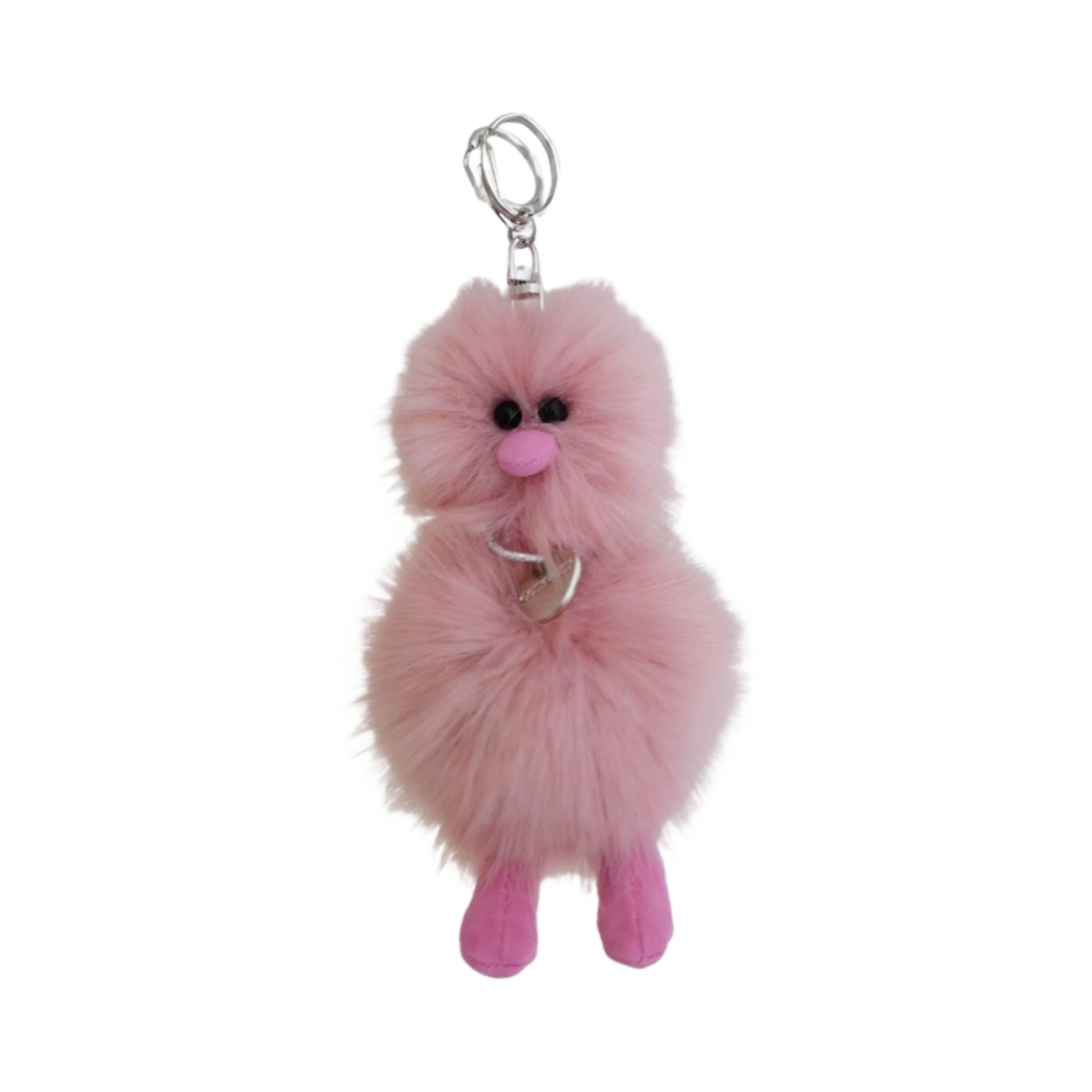 코지모지 미니 버드 키링 로즈 핑크