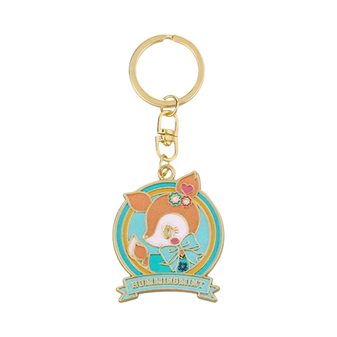 - K League x Sanrio Characters 2025 Metal Keyring Hummingmint Ansan Greeners FC Gold