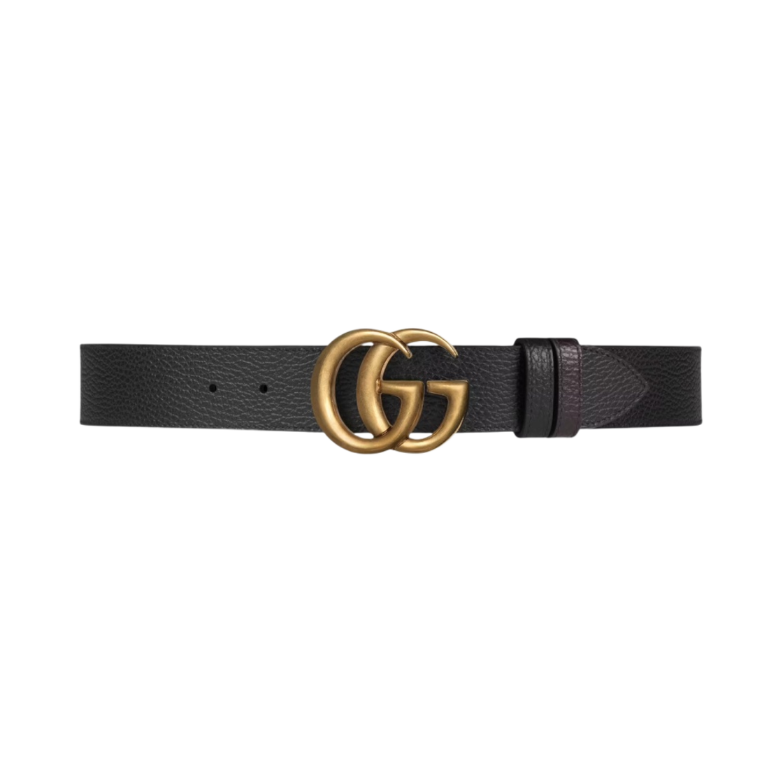 구찌 더블 G 버클 리버시블 레더 벨트 블랙 브라운