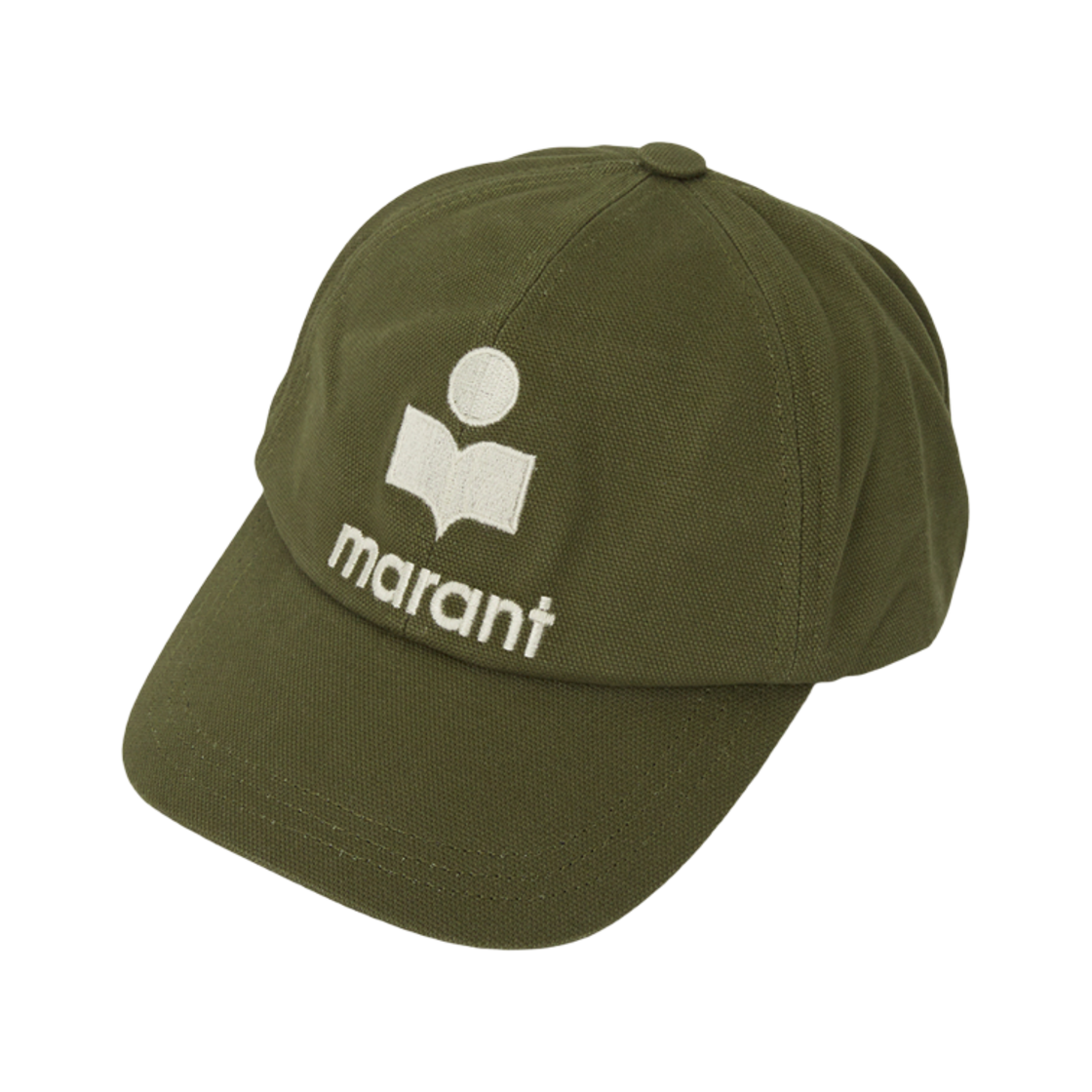 CQ001XFB-A3C05A-KAEC (W) Isabel Marant Tyron Ball Cap Khaki