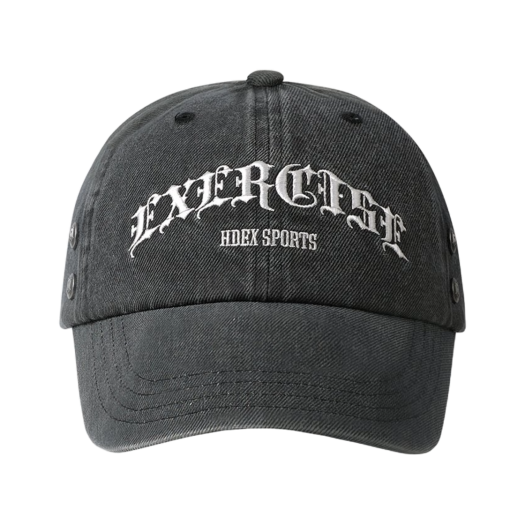 H252ULRHT040GY HDEX Rivet Damage Ball Cap Gray