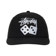 Stussy Low Profile Stock Dice Snapback Black